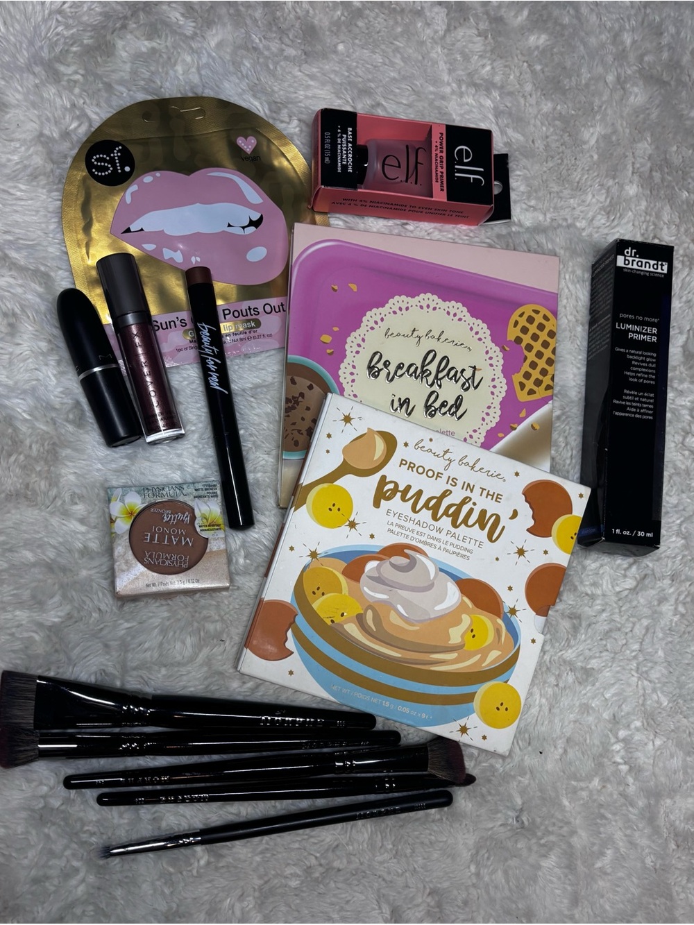 Beauty Bakerie Makeup Bundle Dr Brandt e.l.f. Physicians Formula Brushes New